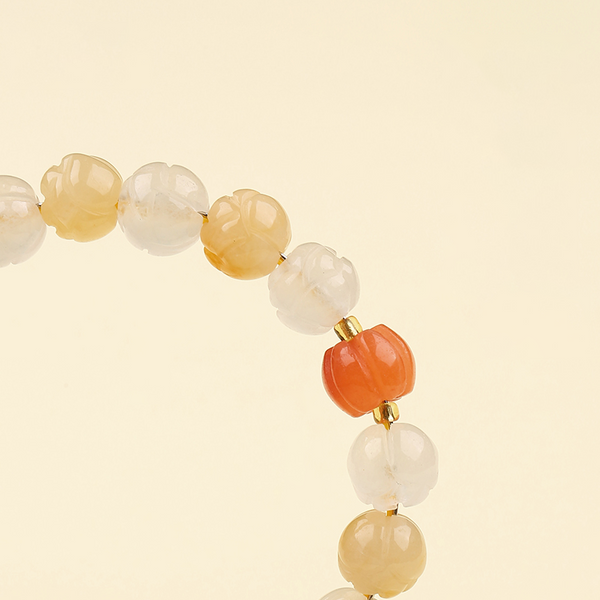 Lotus jade bracelet
