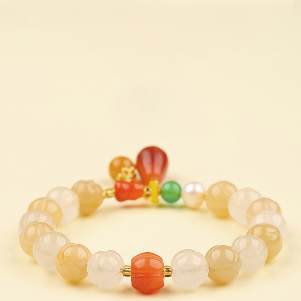Lotus jade bracelet